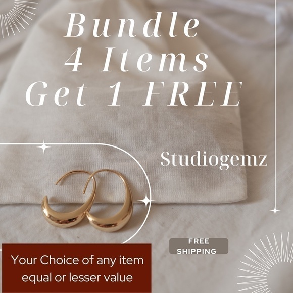 New 18k Gold Plated Triple Layered Necklace Set - Picture 5 of 6